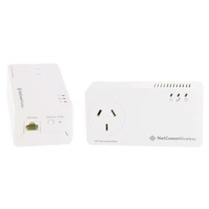 Netcomm NP511 AV500 Powerline Twin Pack With AC Passthrough