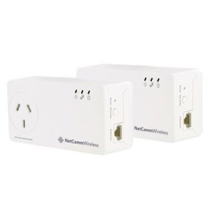 Netcomm NP511 AV500 Powerline Twin Pack With AC Passthrough